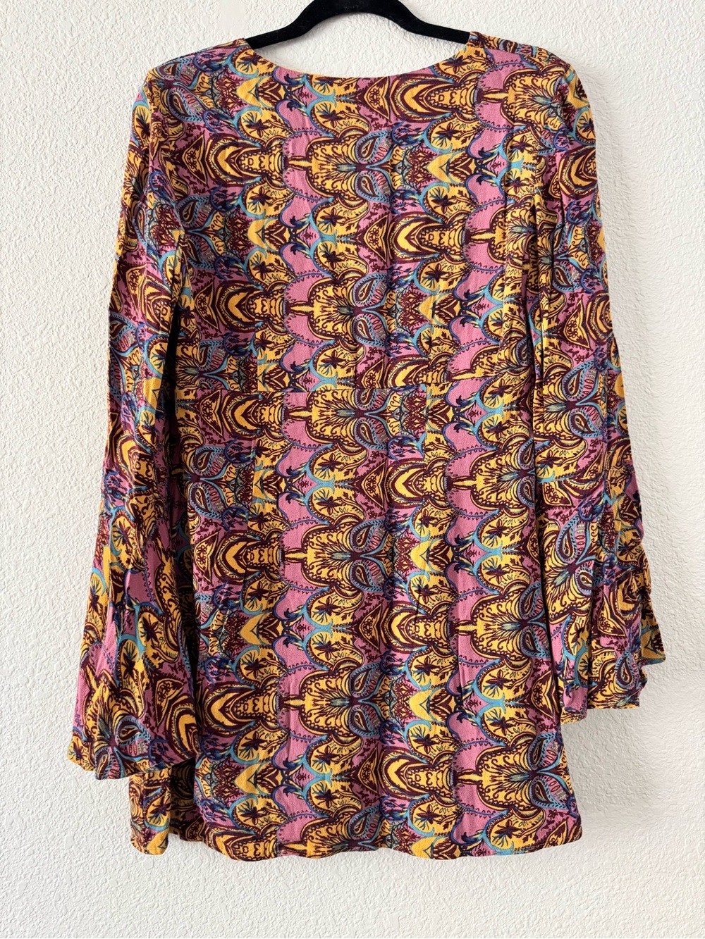 Free People Ossie Vibes Tunic Dress Long Sleeve Small 4/6 - Picture 2 of 7